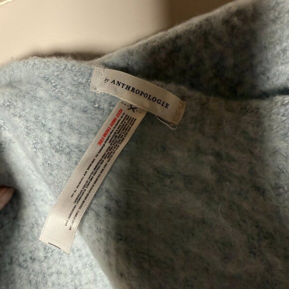 Anthropologie‎ Light Blue Wrap Scarf - Picture 5 of 5